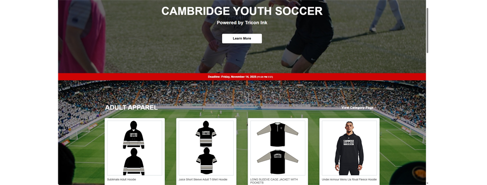 CYS Store open for Holiday Shopping! (click image)