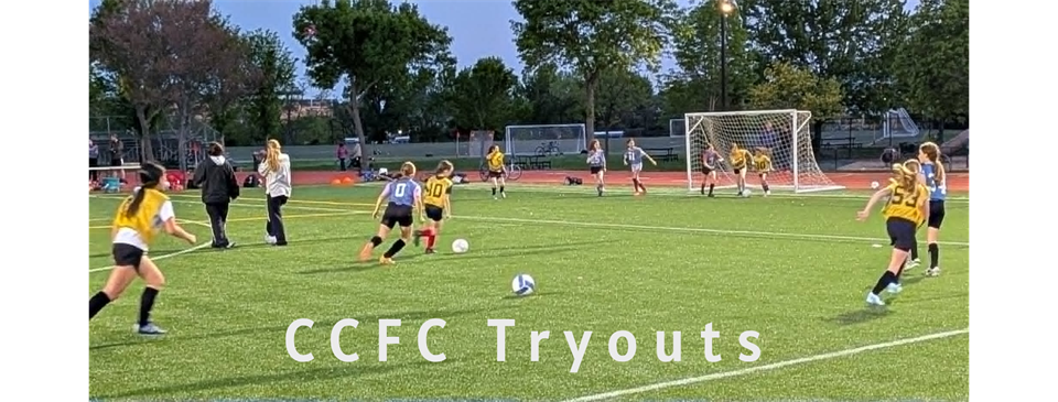 CCFC Tryouts for 2026-2027 Teams (Click photo for info)