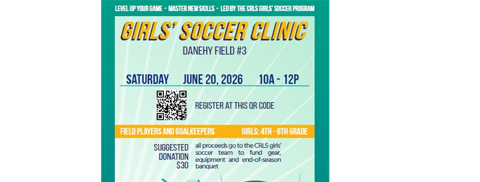 CRLS GIRLS SOCCER CLINIC