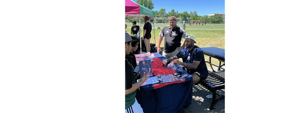 Revs Legend Andrew Farrell Signing Autographs
